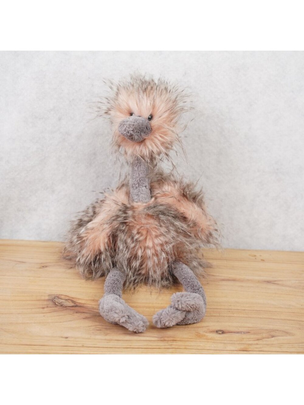 Retired Jellycat Odette Ostrich Plush Vgc 20” Soft Toy Fluffy Rare